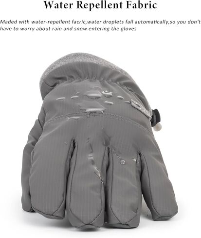 Waterproof Ski-Gloves Winter-Gloves Touchscreen-Gloves for Men Women in Kuwait