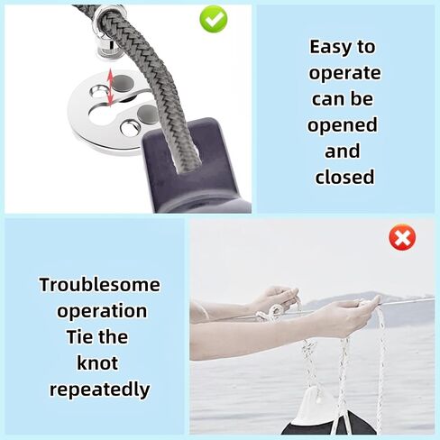 Boat Fender Lock Hanging Fenders Kit, 316 Stainless Steel Fender Quick Release Clip, Boat Fender Hangers in Kuwait