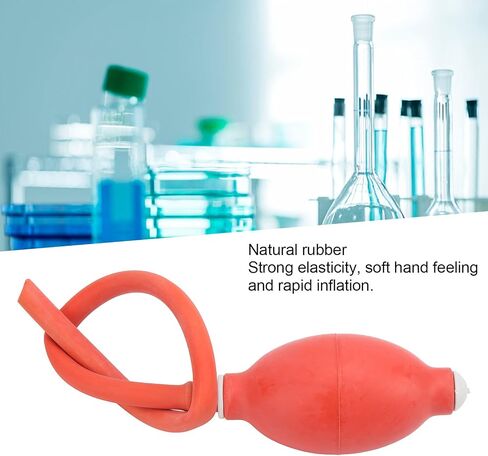 Hilitand Rubber Squeeze Bulb, Laboratory Syringe Ball Explosion Proof Pressurized Laboratory Suction Ball in Saudi Arabia