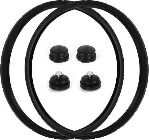 09905 Pressure Canner Sealing Ring Automatic Air Vent/Overpressure Plug Pack Replaces Presto Parts 85141 - Fits Presto Pressure Canner models: 01710, 01740, 01750, 01770, 01780(1Pack) in Saudi Arabia