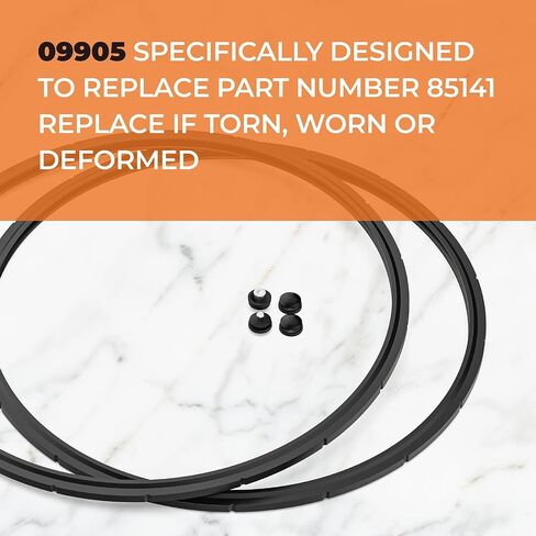 09905 Pressure Canner Sealing Ring Automatic Air Vent/Overpressure Plug Pack Replaces Presto Parts 85141 - Fits Presto Pressure Canner models: 01710, 01740, 01750, 01770, 01780(1Pack) in Saudi Arabia
