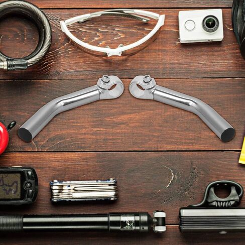 YOUTHINK Mountain Bike Handlebar, 1 Pair Aluminum Alloy Mountain Bike Road Handlebar Bar End in Saudi Arabia