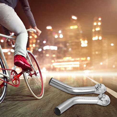 YOUTHINK Mountain Bike Handlebar, 1 Pair Aluminum Alloy Mountain Bike Road Handlebar Bar End in Saudi Arabia