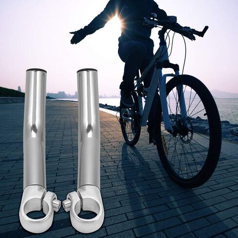 YOUTHINK Mountain Bike Handlebar, 1 Pair Aluminum Alloy Mountain Bike Road Handlebar Bar End in Saudi Arabia