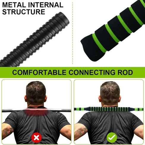 Adjustable Dumbbell Set, 4 in 1 Adjustable Kettlebell Set,44lbs/66lbs/88lbs Weight Set Used as Kettlebells, Barbell, Push up Stand for Home Gym,Green and Black,Octagon Head in Saudi Arabia