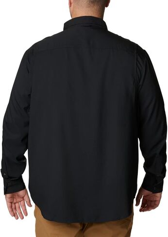 Columbia Men's Utilizer Woven Long Sleeve, Black, Medium in Saudi Arabia