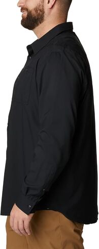 Columbia Men's Utilizer Woven Long Sleeve, Black, Medium in Saudi Arabia