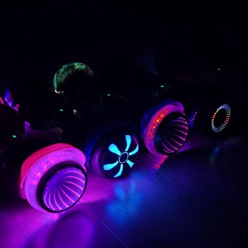 Self Balancing Scooters with Bluetooth & Corlorful LED Lights, Gifts for Kids & Adults & Girls & Boys, for All Ages in Saudi Arabia