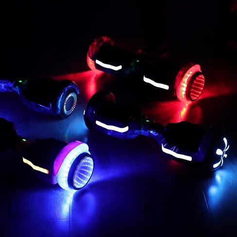 Self Balancing Scooters with Bluetooth & Corlorful LED Lights, Gifts for Kids & Adults & Girls & Boys, for All Ages in Saudi Arabia