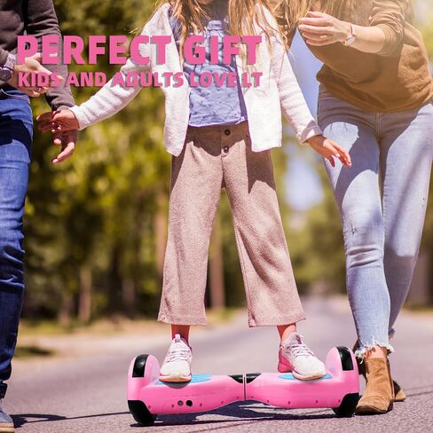 Self Balancing Scooters with Bluetooth & Corlorful LED Lights, Gifts for Kids & Adults & Girls & Boys, for All Ages in Saudi Arabia