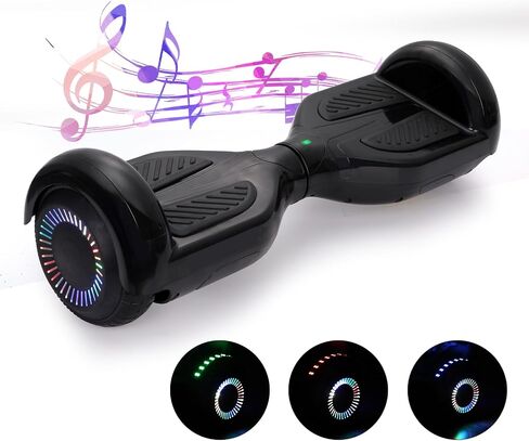 Self Balancing Scooters with Bluetooth & Corlorful LED Lights, Gifts for Kids & Adults & Girls & Boys, for All Ages in Saudi Arabia