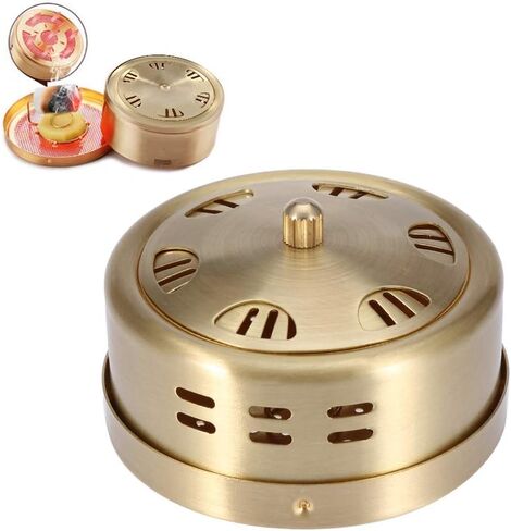 صندوق الكى النحاس النقي Moxa عصا جيوب الكى الحرارة تخفيف آلام المفاصل القدم ألم الظهر مجموعة المحمولة in Kuwait