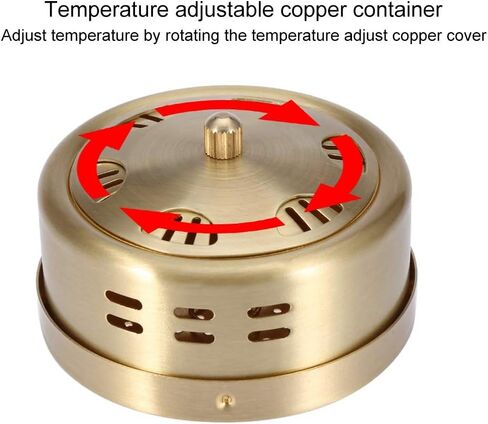 صندوق الكى النحاس النقي Moxa عصا جيوب الكى الحرارة تخفيف آلام المفاصل القدم ألم الظهر مجموعة المحمولة in Kuwait