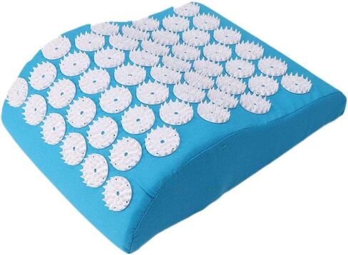 Acupuncture Pillow, Acupuncture Pillow for Neck Pain Relief Massage Cushion Pillow for Muscle Pain Relief Circulation Back Neck Pain Relief,Stress Relief(Blue) in Saudi Arabia