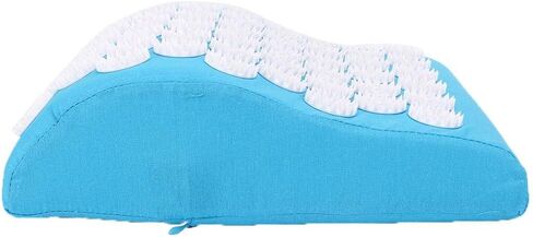 Acupuncture Pillow, Acupuncture Pillow for Neck Pain Relief Massage Cushion Pillow for Muscle Pain Relief Circulation Back Neck Pain Relief,Stress Relief(Blue) in Saudi Arabia