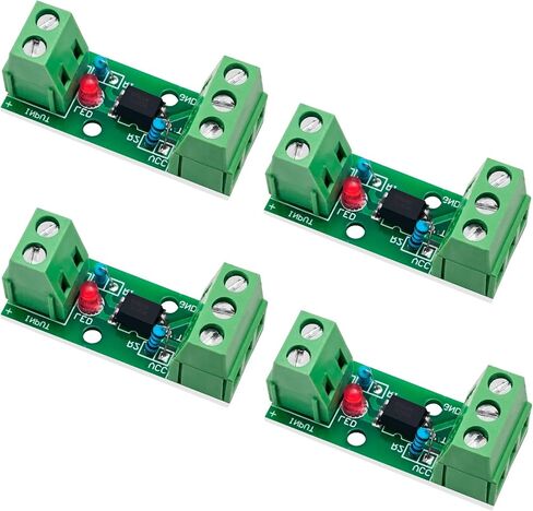 4PCS 8 Channel Optocoupler Isolation Board PC817 Signal Converter 3.6-30V Optocoupler Isolation Module in Saudi Arabia