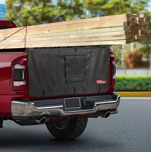 وسادات الدراجة ذات الباب الخلفي شديدة القوة - وسادة حماية حامل حامل الدراجة عالية الجودة لشاحنة كاملة الحجم - حامل الدراجة الجبلية - حامل دراجة - عالمي، لأي شاحنة بحجم - يحمل ما يصل إلى 5 دراجات in Kuwait