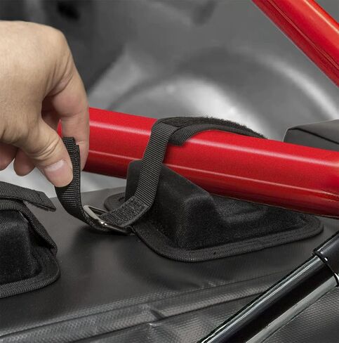 وسادات الدراجة ذات الباب الخلفي شديدة القوة - وسادة حماية حامل حامل الدراجة عالية الجودة لشاحنة كاملة الحجم - حامل الدراجة الجبلية - حامل دراجة - عالمي، لأي شاحنة بحجم - يحمل ما يصل إلى 5 دراجات in Kuwait