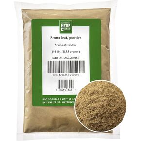 MONTEREY BAY HERB CO. Senna Leaf Powder | Used in Teas & Tinctures | Encapsulate as Dietary Supplement (1/4lb)