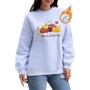 Ugly Christmas Sweatshirt for Women Men Fleece Hoodies Pullover Thanksgiving Outfits Gifts for Mom, Dad