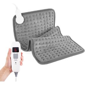 Portable Heating Pad for Back Pain Relief 12x24inch Heating Pad Electric for Period Cramps,Neck,Shoulders,Animal,Auto Shut Off,Thankgiving Christmas Birthday Gift Heat Pads for Women Mom Wife
