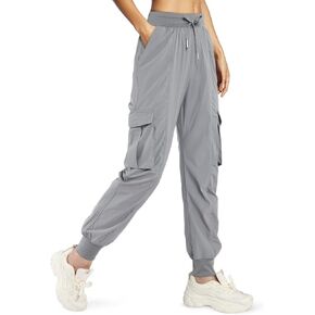 smawell Women's Hiking Cargo Pants Quick Dry Water Resistant Joggers with Pockets