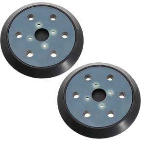 The Lord of the Tools 2PCS 6 Inch 6 Holes Sander Backing Pad Compatible with Ridgid R2611 Random Orbit Sander Hook and Loop Replacement Sanding Pad