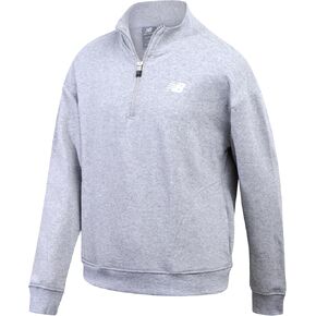 New Balance Girls' Quarter Zip Pullover Shirt - Performance Fleece 1/4 Zip Mock Neck Long Sleeve Sweatshirt for Girls (7-16)