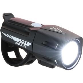 Cygolite Zot 600 Lumen Bicycle Light – 8 Light Modes – Use Day and Night – Compact, Durable, IP67 Waterproof– Secure Hard Mount– USB Rechargeable – for Road and Commuter Bicycles