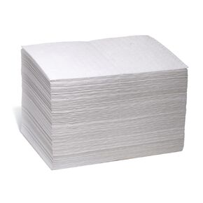 New Pig Stat-Mat Absorbent Pad | 100 Pads | 15" W x 20' | Absorbs up to 28.16 oz per Pad | Heavyweight | MAT214