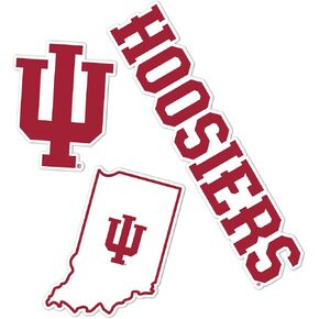 Desert Cactus Indiana University Stickers Hoosiers Bloomington Vinyl Decals Laptop Water Bottle Car Scrapbook T5 (Type 5-1)