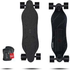MEEPO Campus/V3S/V5/ENVY Electric Skateboard with Remote, Top Speed Up to 29 Mph, 4 Speed Smooth Braking, Easy Carry Handle Design, Suitable for Adults & Teens Beginners
