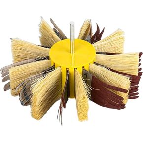 Milageto Grinding Buffing Wheel Sanding Mop Grinding Wheel for Furniture Polishing Grinding