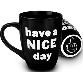 White Elephant Gifts for Adults, 16 OZ Coffee Mug Funny Gifts for Women Men Wife Mom Dad Friend, Gag Gifts for Him Husband Christmas Stocking Stuffers Valentines Day Anniversary Birthday Gifts