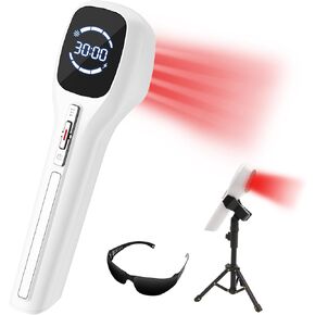 Limot RED Light Device, lllt Low Level Therapy Device with LED Display & Tripod, Infrared Light Therapy Reduces Fatigue, Red Light Therapy is Available in A Variety of Modes for Use on Humans/Pet