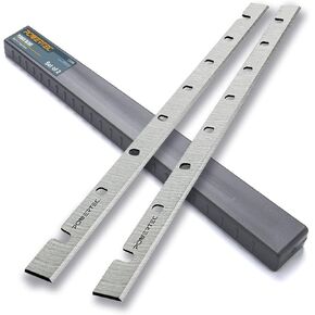 POWERTEC 12801DDV 12-1/2 Inch HSS Planer Blades Replacement for DEWALT DW7342 DW734 - Set of 6