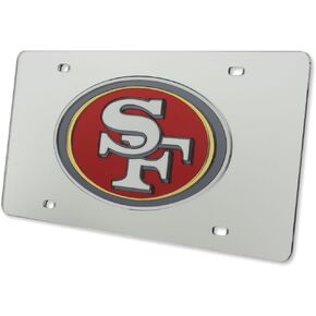 لوحة ترخيص فضية مقطوعة بالليزر من ريكو سان فرانسيسكو 49ers in Kuwait
