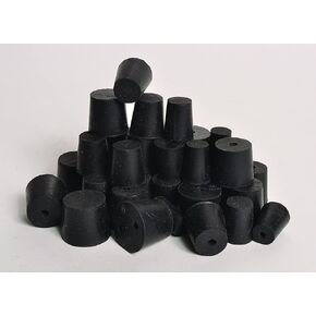 United Scientific Supplies RST9A-H2 2-Hole Rubber Stopper, #795 Size, 1lb