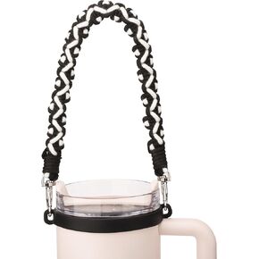 Water Bottle Handle with Strap Compatible with Owala, Stanley Cup, Hydro Flask, Water Bottle Handle Fits Most 12-40oz Water Bottles
