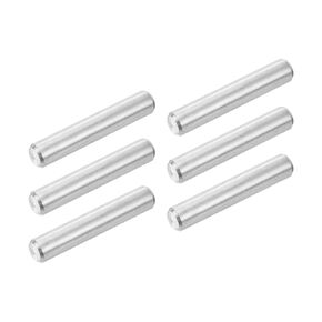 uxcell 25Pcs 8mm x 10mm Dowel Pins 304 Stainless Steel Support Shelves Pegs Fasten Elements Assortment Kit, Silver
