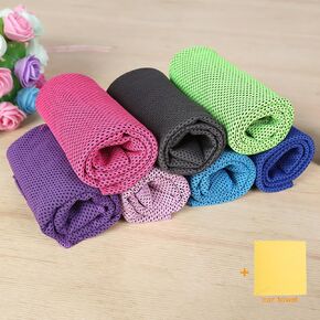 Cooling Towel-7 Packs with car towels,Sweat Towel Yoga Towel,Basketball Towel,Camping Hiking Towels,Wet Cooling Neck Towel,Golf Cooling Towel,Gym Towel (green、red、black、blue、sky blue、pink、purple)