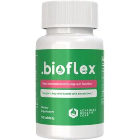 Bioflex Vein Treatment for Legs – Comprehensive Support for Leg Vein Health with Vitamin C, Citrus Bioflavonoids, Horse Chestnut, and More – 60 Tablets