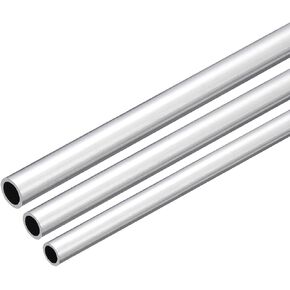 uxcell 6063 Aluminum Round Tube, 7mm 8mm 9mm OD 1mm Wall Thickness 300mm Length Pipe Tubing for Industry DIY Projects, Pack of 3