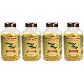 Nu Health Alaska Deep Sea Omega-3 Fish Oil 1000 Mg EPA & DHA (200 Softgels) - 4 Bottles