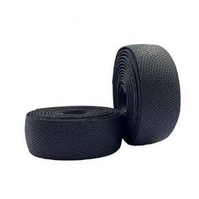 Durable Polyurethane Bicycle Handlebar Straps for Superior Grip and Comfort, Versatile Straps for Road, Mountain, and Racing Bikes, Classic Design for Cushioning and Stability - 2 Rolls