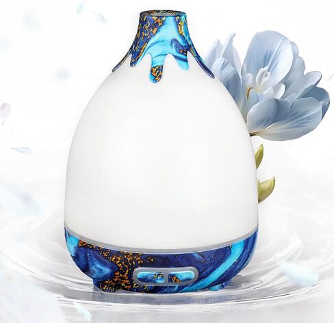 Essential Oil Diffuser, 300ml Quiet Humidifiers for Home, 7 LED Color Safety Auto-Off Timer Aromatherapy Diffuser for Home Office Room,Wood Grain Base (Wood Grain) in Saudi Arabia