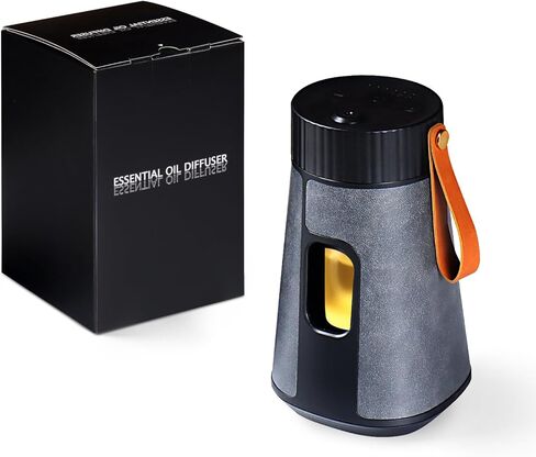 CJC Waterless Aromatherapy Diffuser,Scent Air Machine for Home,Wirelessly Aromatherapy Nebulizer,Anti Oil Leakage Design,1/2/3H Timers Modes & 3 Mist Level,for Bedroom,Living Room,Office,Car (Black) in Saudi Arabia
