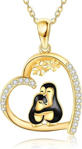14k الذهب الأصفر الحيوان/زهرة/القوس القلائد Soild الذهب لذيذ مجوهرات للنساء الفتيات عيد الأم هدية الكريسماس in Saudi Arabia