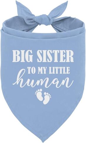 Big Sister Dog Bandana, Baby Pink Dog Bandana, Big Sister Bandana for Dog, Gender Reveal Dog Bandana, Baby Announcement Dog Bandana, Dog Bandana for Small Medium Large Dogs, Dog Triangle Scarf (D5) in Saudi Arabia