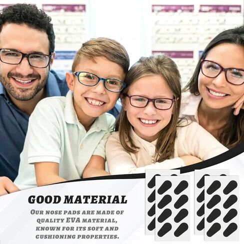Bewudy 24 زوجًا من وسادات أنف النظارات، وسادات أنف من السيليكون اللاصق الناعم لنظارات غرفة الهواء، مقابض أنف لاصقة بسمك 1.5 مم مع حقيبة هوائية للنظارات الشمسية ونظارات القراءة in Saudi Arabia